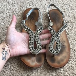 Naughty monkey sandals from buckle